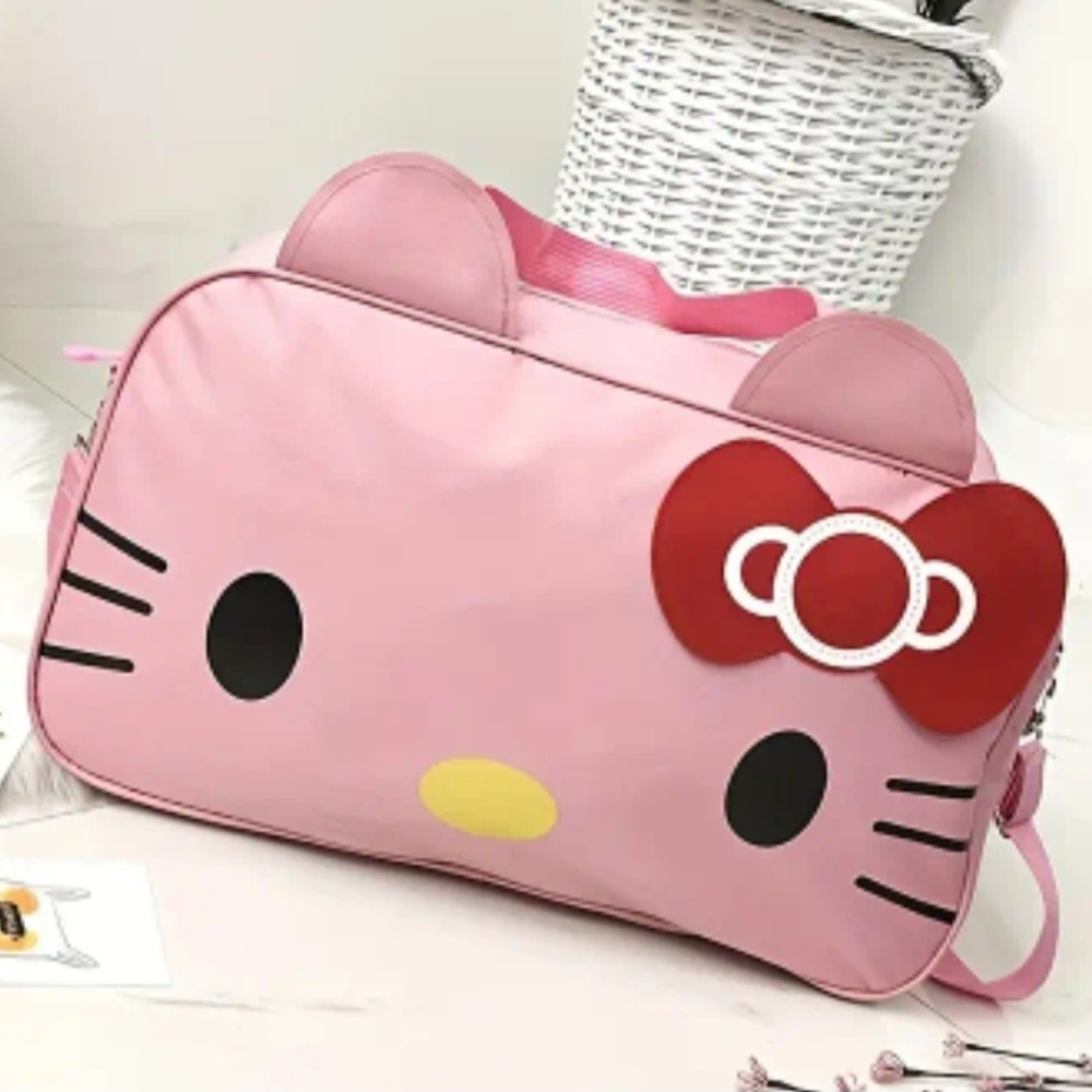 Pink Hello Kitty Duffle Bag